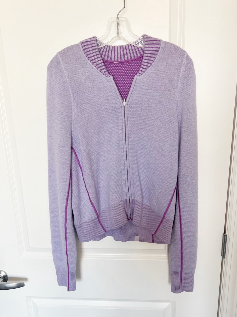 Lululemon Reversible Double knit Sweater Sz 8 - Picture 4 of 8